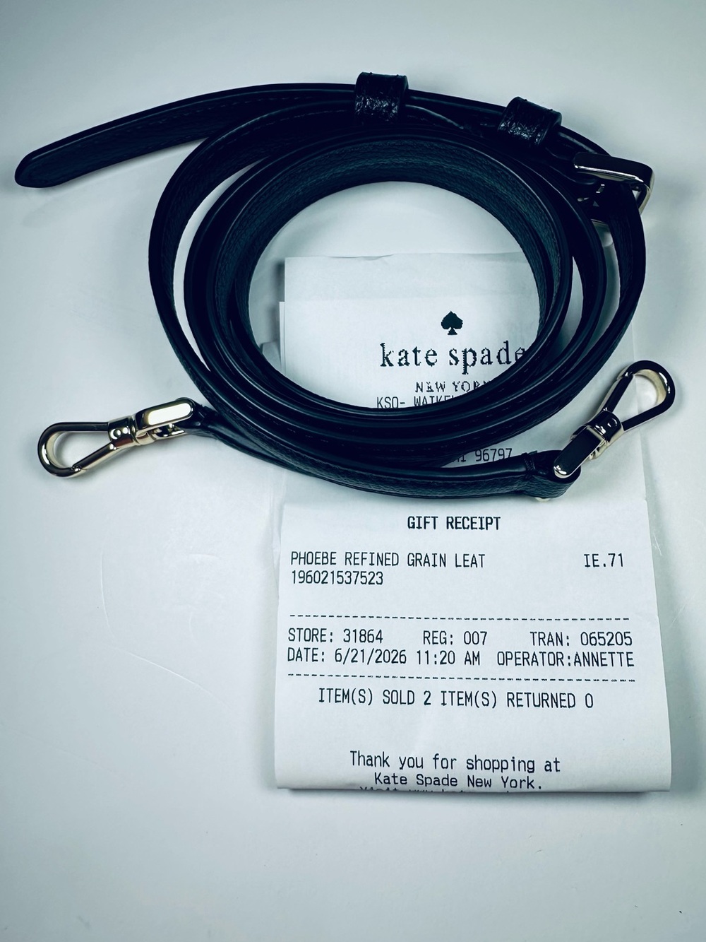 NWT Kate Spade Phoebe Mini Top Handle Crossbody Black Leather KI924 Gift Box - Picture 14 of 16